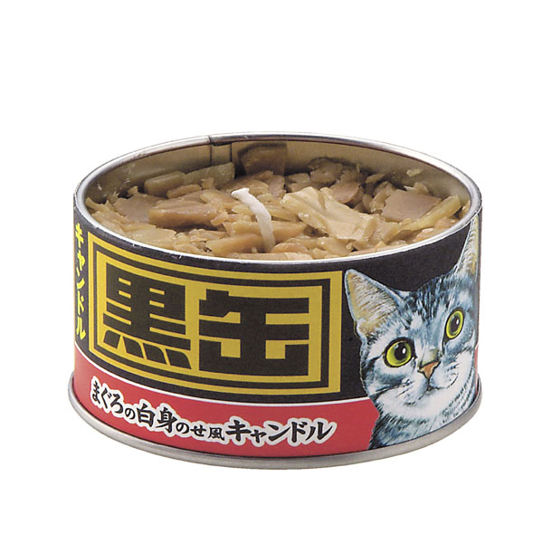 愛猫の供養用ロウソク｜ 黒缶キャンドル （ペット用）「モダン神棚・ミニ仏壇専門店-kuyoのカタチ」